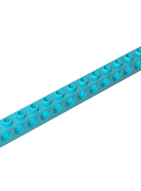 高砖积木零件GDS-629配件1x14 13孔砖兼容32018小颗粒MOC拼插散件