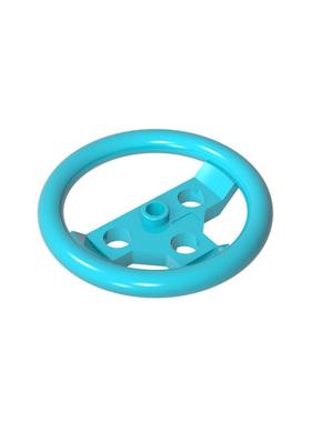 高砖积木零件GDS-1463配件5x5 方向盘转向兼容2741小颗粒拼插散件