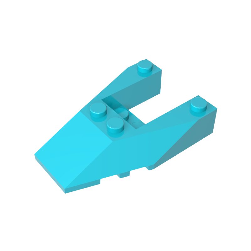 高砖积木零件GDS-1066配件4x6兼容6153b-6153小颗粒MOC拼插散件