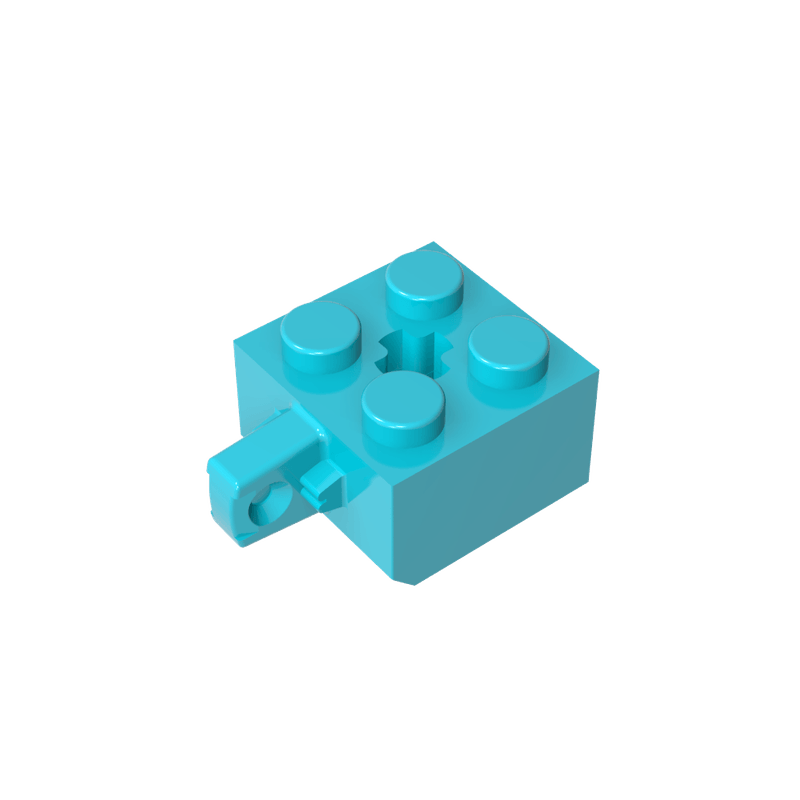 高砖积木零件GDS-1082配件2x2兼容30389小颗粒MOC拼插散件