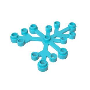 高砖积木零件GDS-1437配件6x5 树叶兼容2417小颗粒MOC拼插散件