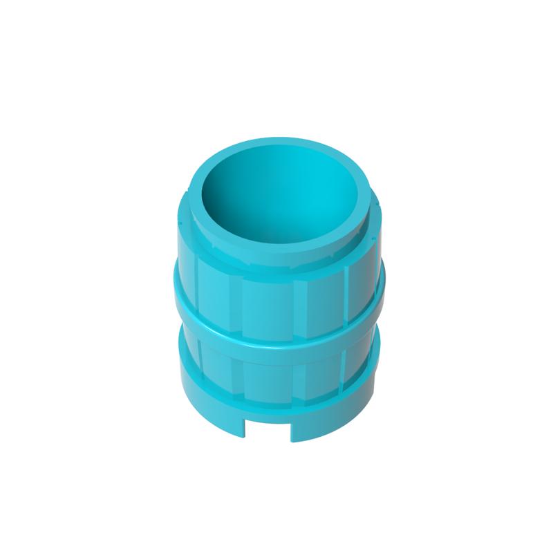 高砖积木零件GDS-M177配件2x2 圆木桶兼容2489小颗粒MOC拼插散件