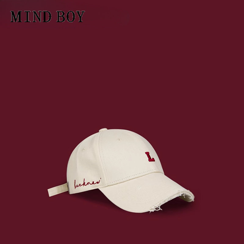 MINDBOY大头围棒球帽破洞鸭舌帽