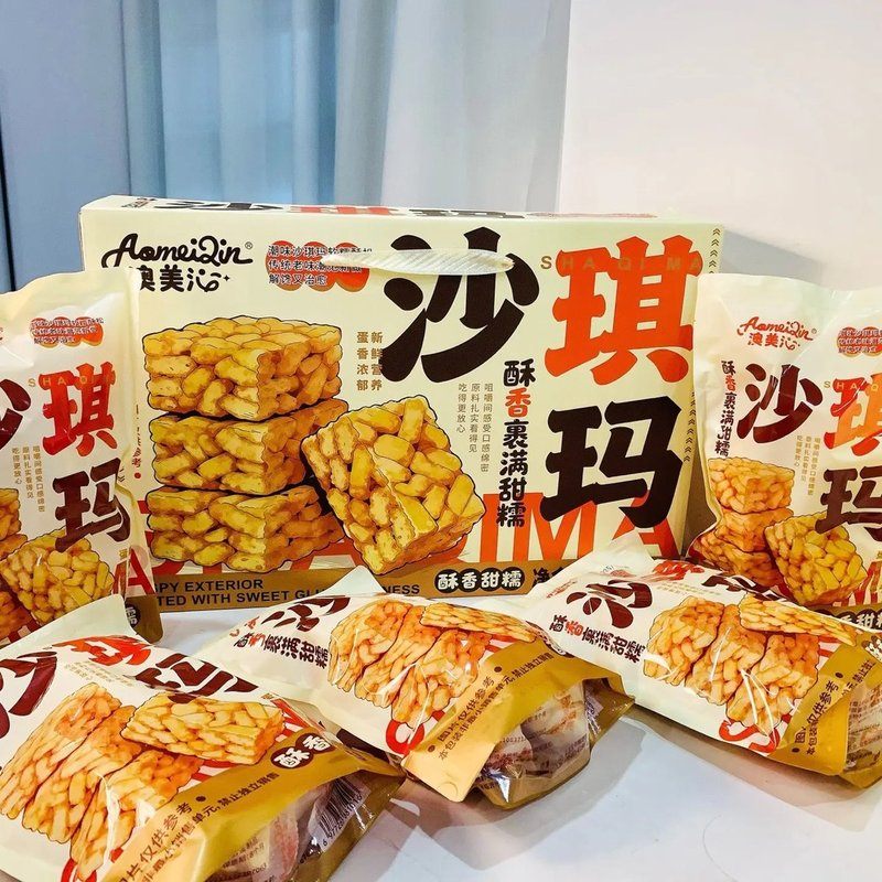 蛋香沙琪玛老式传统糕点外包箱破损不售后（到10.1号）