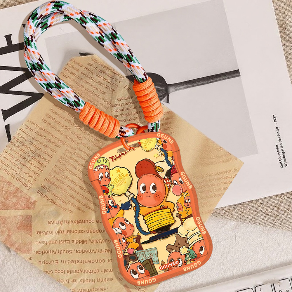 各职业小人围着举牌小人感应卡套学生滑盖卡套饭卡地铁电瓶车小区卡包学生卡公交卡身份证件门禁卡工作证件套