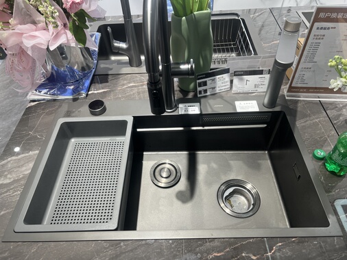 门店款JOMOO九牧K9pro系列06669果蔬水槽纳米防刮电解杀菌集成