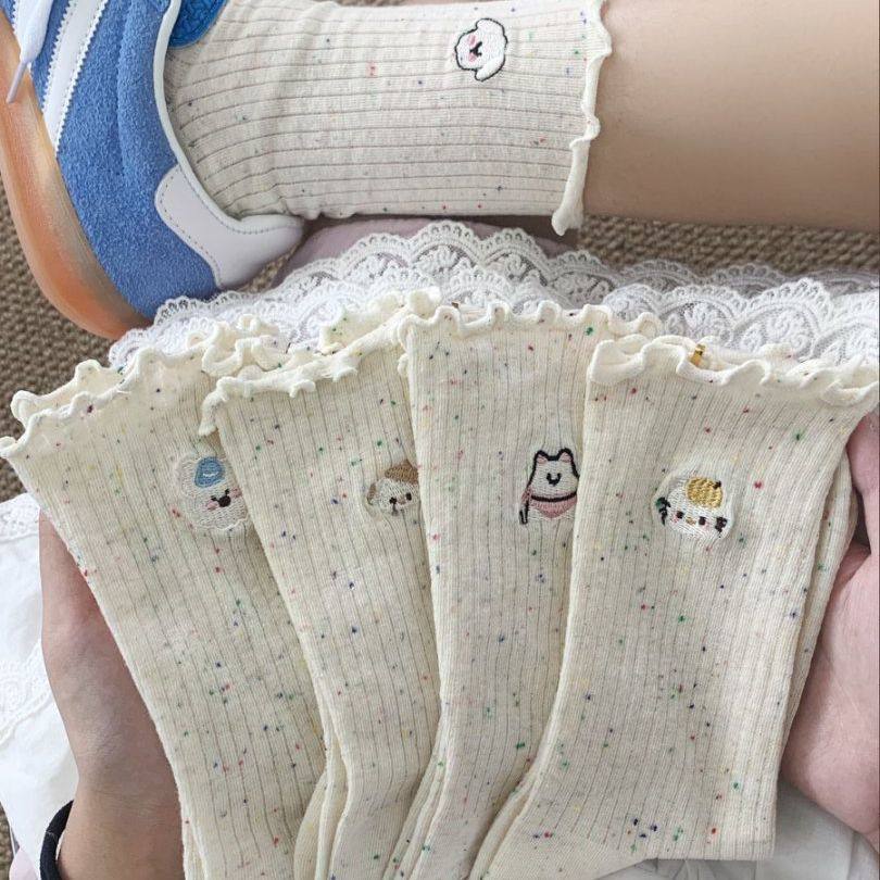 【3双女中筒】抗臭防菌新疆棉7A