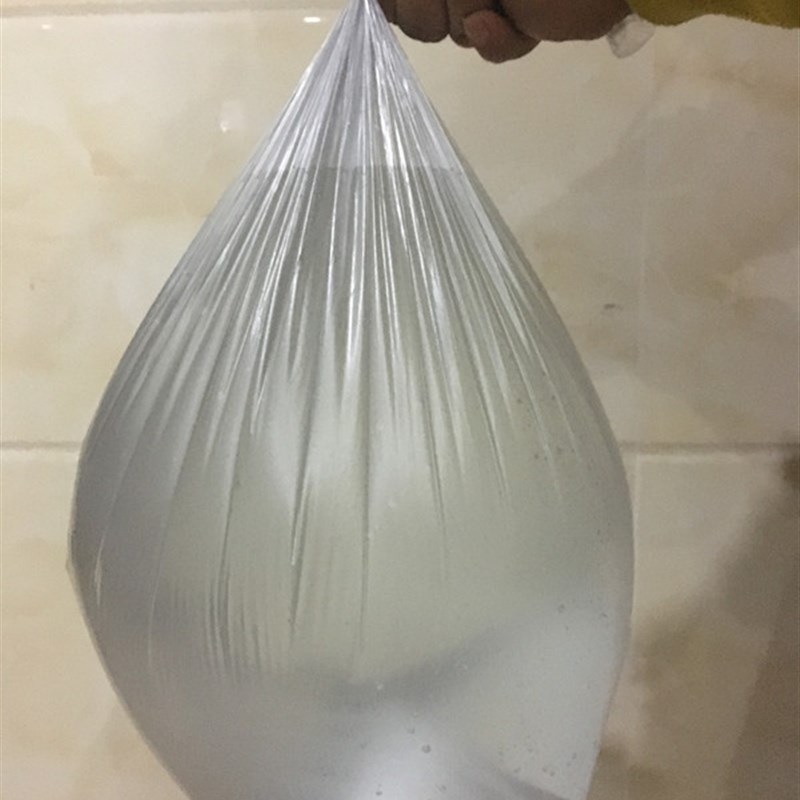 钢袋银色中号加厚垃圾袋家用特厚厨房塑料袋利得拉圾袋45*50*60
