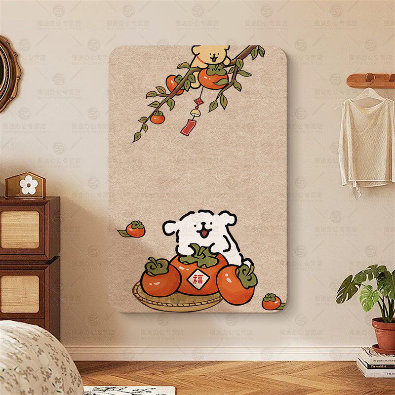 毛毡板墙贴照片墙diy展示墙背景板拍立得相片收纳板装饰公告栏儿