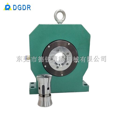 木工竹子吸管两端打孔气动旋转夹头,DAM-25双筒夹双面主轴夹头座