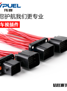 1192800MB汽车防水连接器19-36P插件 DJ7331-1.5-3.5-11/21带线