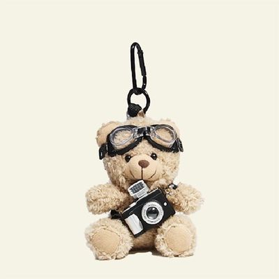 棕色小熊包包挂件毛绒公