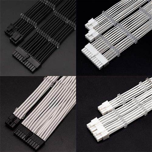 新款机械大师C24 C26 C34 C28 PRO定制SFX电源模组线硅胶镀银编织