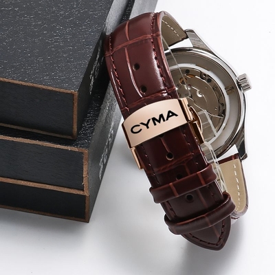 西马手表带男女士防水真皮