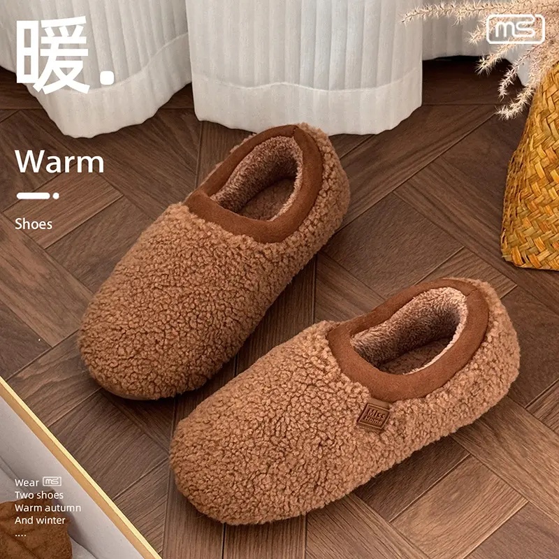 棉鞋女款复古时尚居家棉拖鞋