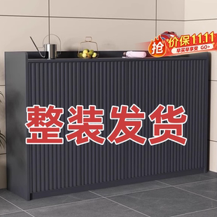 全铝合金鞋柜防水防锈户外阳台多功能大容量门口家用收纳储物柜