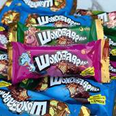 速发俄罗斯进口essen贵族巧克力味威化饼干休闲零食脆小恐龙儿童