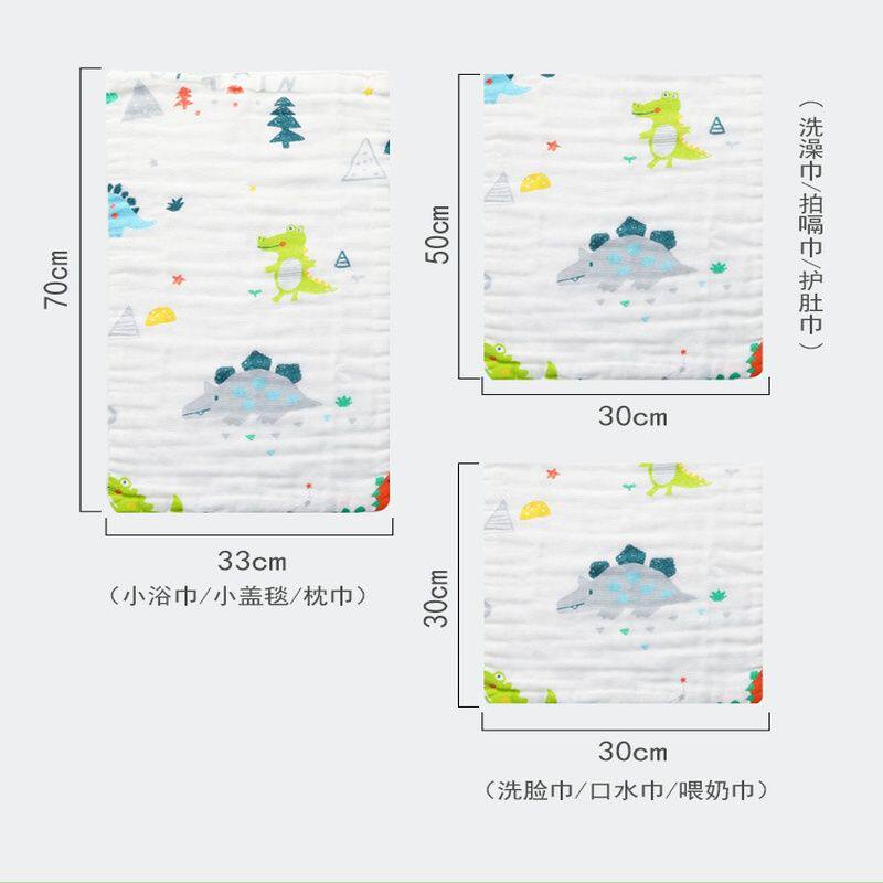 婴儿毛巾洗脸巾纯棉小方