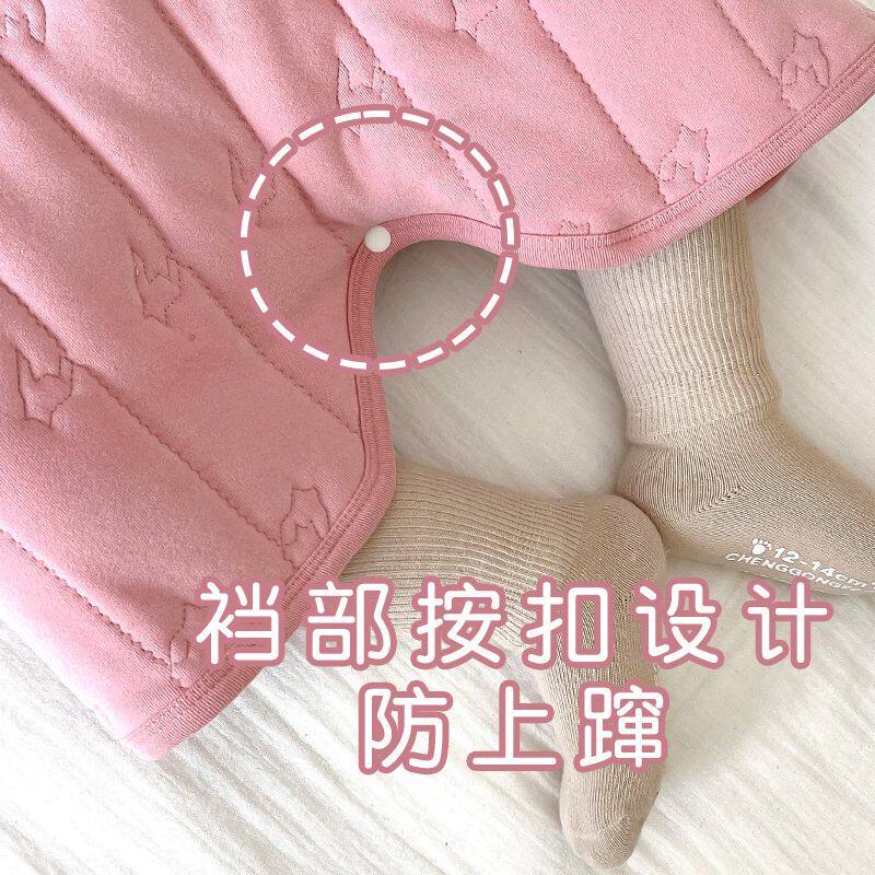宝宝睡觉护肚子神器秋冬