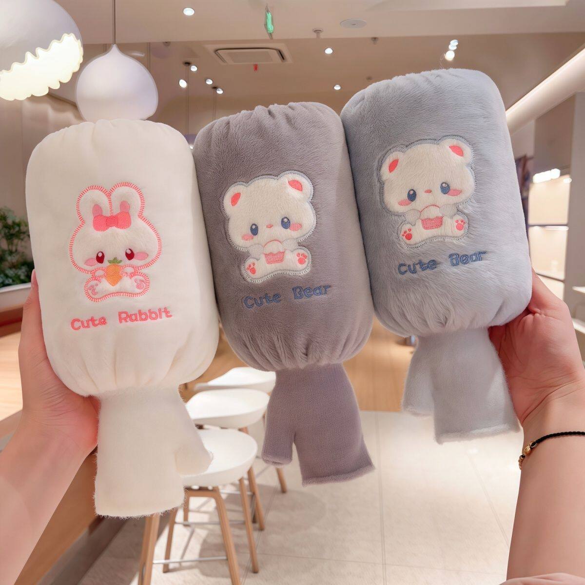 手套袖套一体二合一女秋