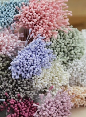 手工DIY韩版哑光花芯花心火柴头花蕊和风细工饰品配件