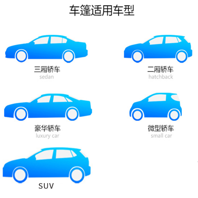 全自动移动车棚隔热车篷智能遥控汽车遮阳伞车衣车罩防晒防雨