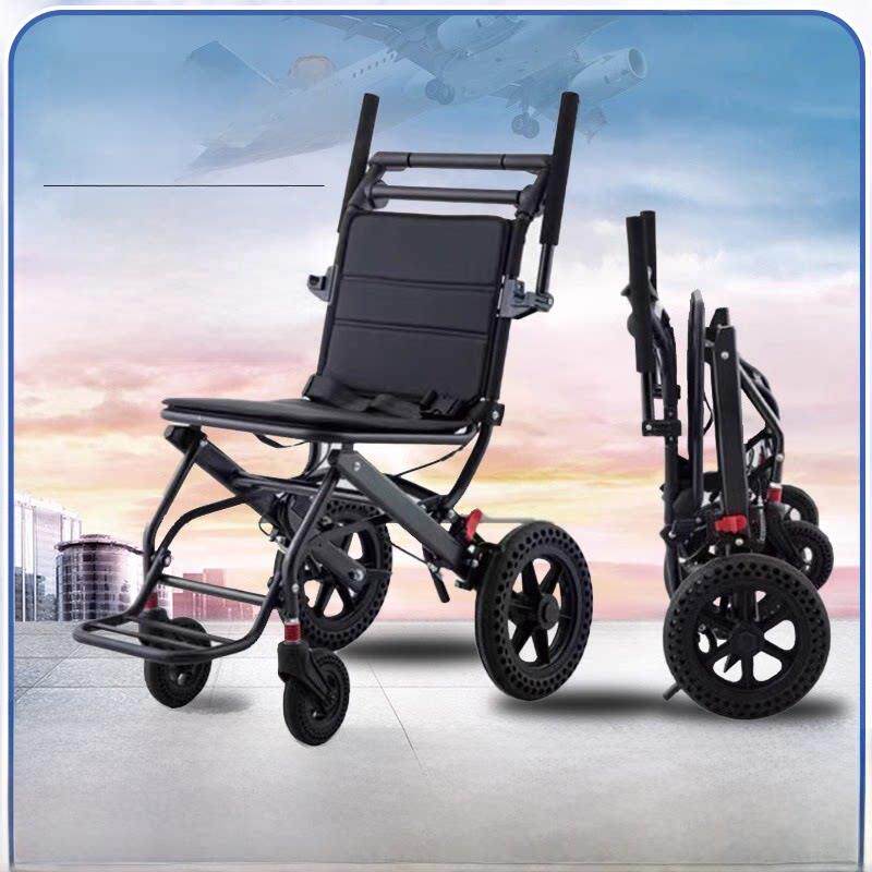 超轻量老年人可折叠轮椅，可在飞机上使用的轻便轻便手推滑板车