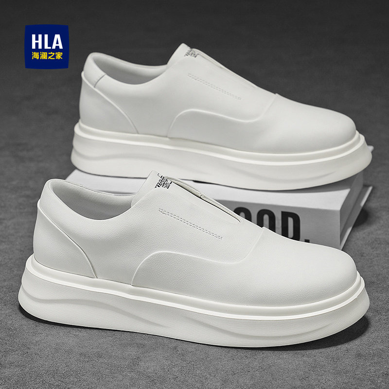 海澜之家男鞋2026新款秋冬季加绒棉潮鞋一脚蹬乐福鞋增高小白板鞋,流行男鞋,时尚休闲鞋,淘宝优惠券,粉丝福利购,淘宝优惠卷