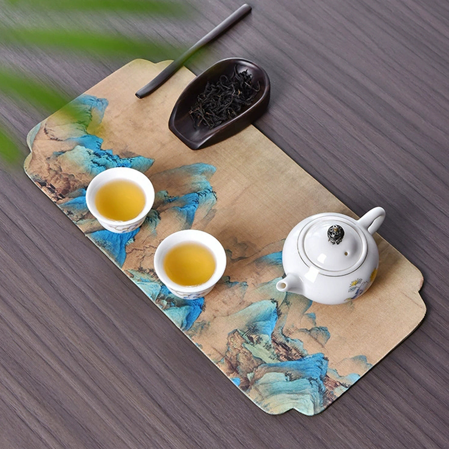 防水布艺干泡小茶席泡茶桌旗茶杯垫家用高档茶布手绘茶垫茶具配件,居家布艺,茶席,淘宝优惠券,粉丝福利购,淘宝优惠卷