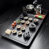 bàn trà điện Hộ gia đình hoàn toàn tự động tất cả trong một bàn trà ấm đun nước khay trà ấm trà đạo bàn trà trà biển Kungfu bộ trà bàn trà điện giá rẻ bếp điện bàn trà