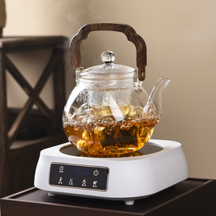 家用 围炉煮茶电陶炉煮茶器茶炉玻璃煮茶壶烧水壶全自动蒸茶壶套装