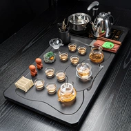 ban tra dien thong minh Bộ ấm trà đơn giản hiện đại sử dụng tại nhà Ấm đun nước hoàn toàn tự động tích hợp khay trà phòng khách pha trà Bàn trà Kung Fu bàn trà điện mini bộ ấm trà điện