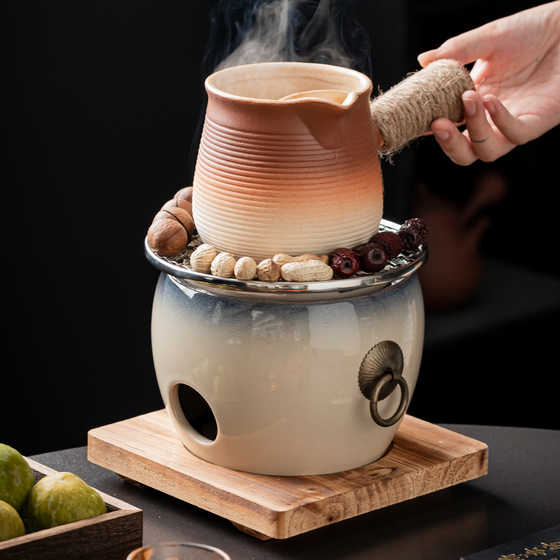 新款烧烤炉打边炉网红烤火炉子木炭泥炉户外碳炉围炉煮茶家用室内