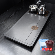 Bếp điện tự động tích hợp bộ hoàn chỉnh nhà phòng khách đĩa lớn văn phòng trà đơn giản khay trà biển 4 trong 1 bàn trà giá bàn trà điện hướng dẫn lắp bàn trà điện