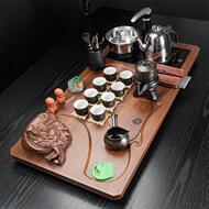 Bộ trà văn phòng sang trọng nhẹ nhàng cho phòng khách gia đình Bộ cấp nước hoàn toàn tự động tích hợp khay trà kung fu bán bàn trà điện hướng dẫn lắp bàn trà điện