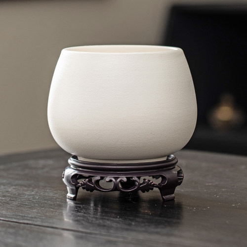 高端茶渣缸家用桌面大号水盂建水茶水缸废水桶陶瓷功夫茶配茶洗杯