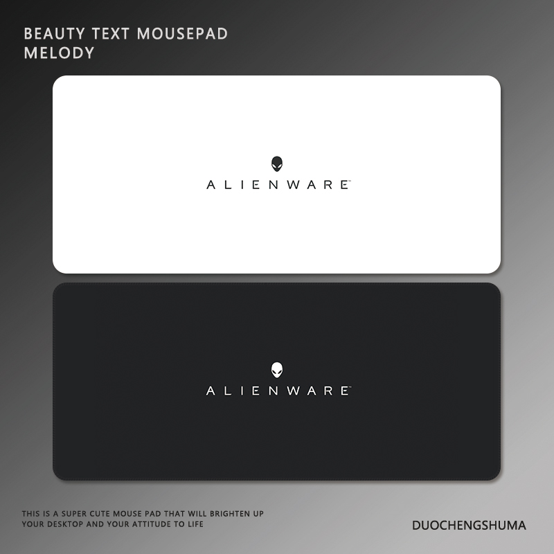 外星人logo超大号电竞办公鼠标垫