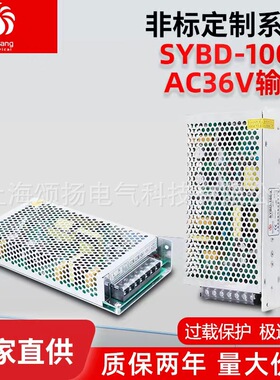 上海颂扬非标SYBD-100B输入AC36V输出DC24V5V双组输出 开关电源