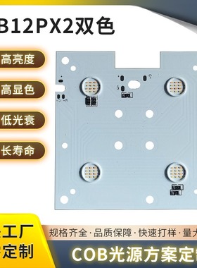 71X71MM双色板 COB灯板 LED光源CSP双色板 高显高亮71X71MM双色板