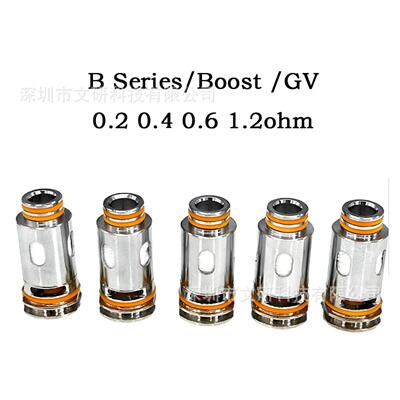 B Series 芯子0.2 0.4 0.6 1.2ohm Mesh coil成品芯GV芯五金配件