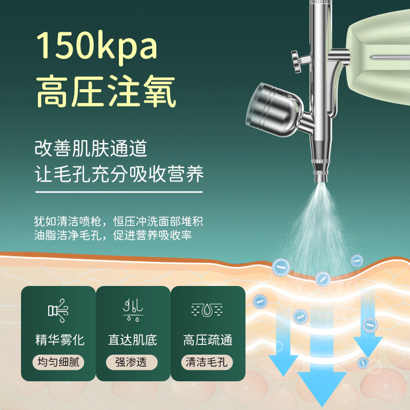 注氧仪美容仪器家用脸部补水精华导入水氧仪手持纳米喷雾美容院