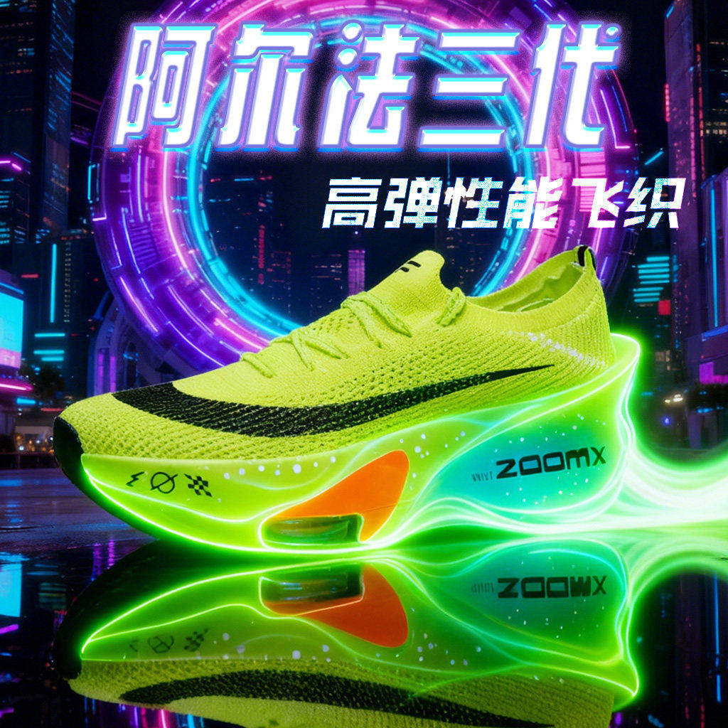 阿尔法3代儿童夏季跑鞋全掌碳板竞速马拉松男童学生青少年运动鞋