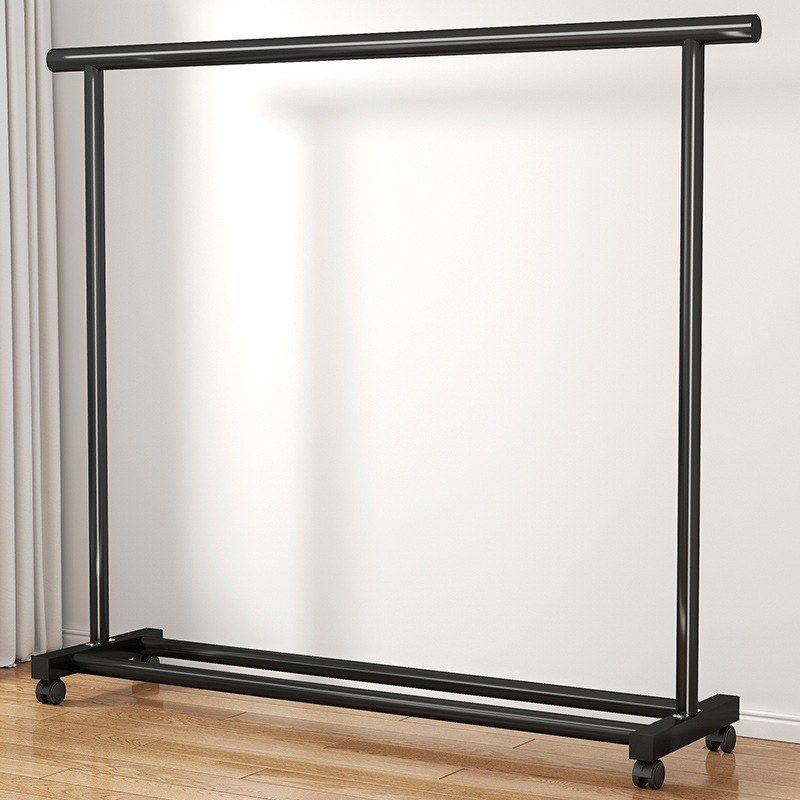 源头好货  落地家用卧室挂衣服折叠单杆简易室内宿舍移动晒凉衣架