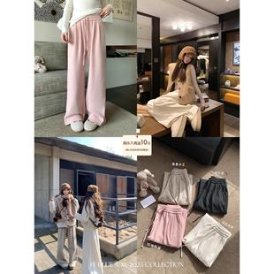 FF BLUE 入冬时报 秋冬四色加绒窄版松紧糯米裤通勤休闲裤长裤女