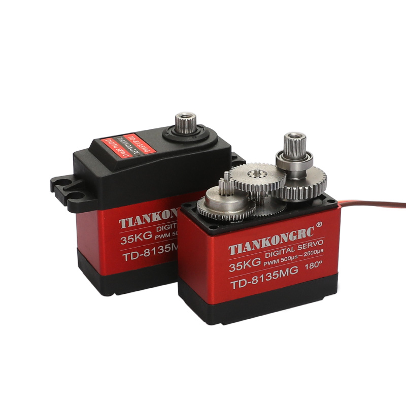 20kg35舵机大扭力全金属高压防烧水机器人电机赛遥控攀爬车180