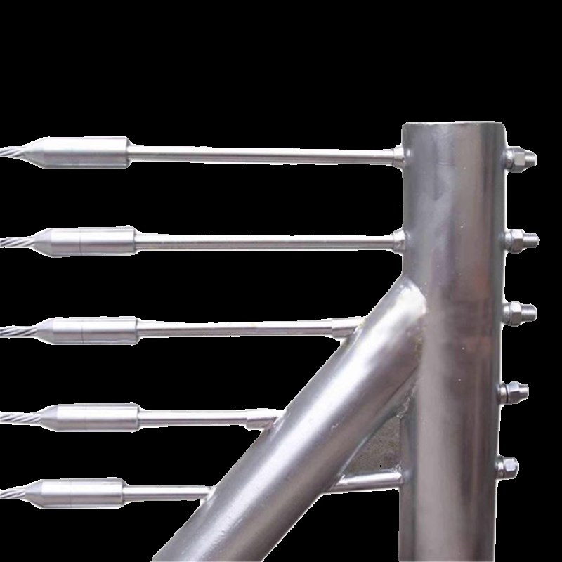 公路绳索护栏钢丝绳栏杆河道景区公园热镀锌四五六缆索柔性护栏杆