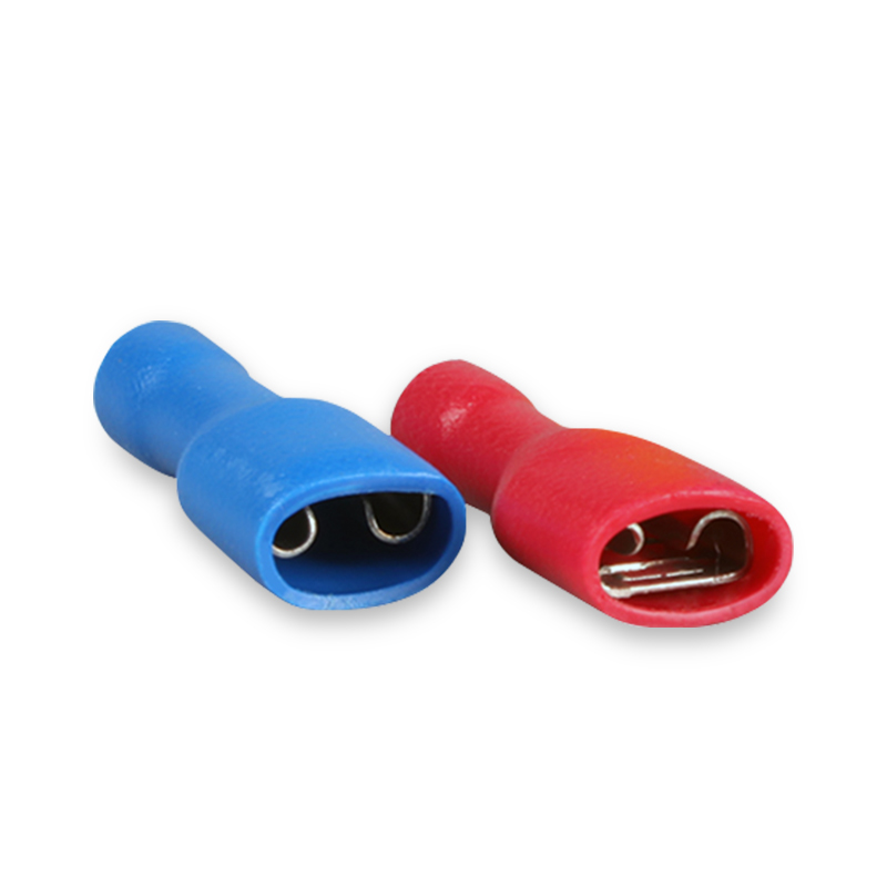 FDFD1.25/2-110/250全绝缘冷压接线端子快速插簧铜接头电线连接器