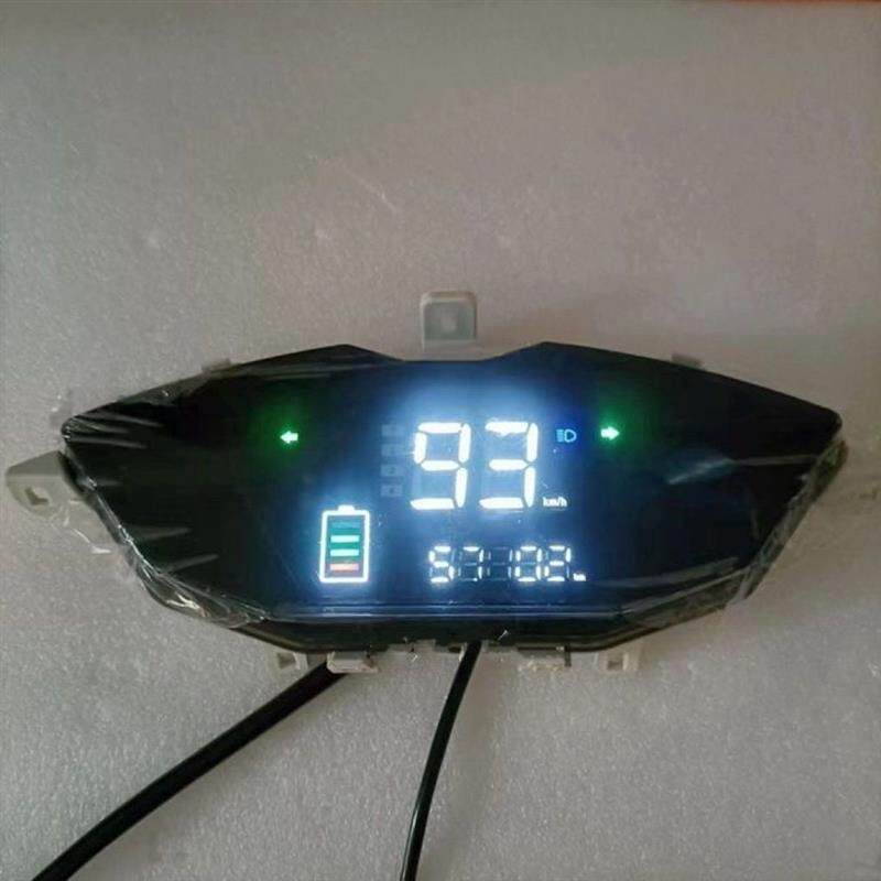 改装绿佳佳悦电动车仪表盘改装48V60V72V液晶仪表盘改装码表仪表