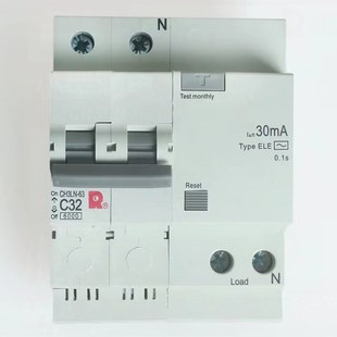 常熟开关CH3LN-63A小型漏电开关CH1系列空开DPN双进双出1N/2P现货