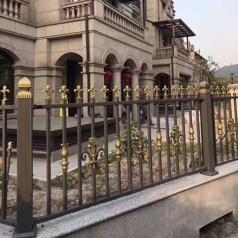 铝合金护栏铝艺围墙栏杆别墅花园栅栏欧式典雅小区院子庭院铝围栏